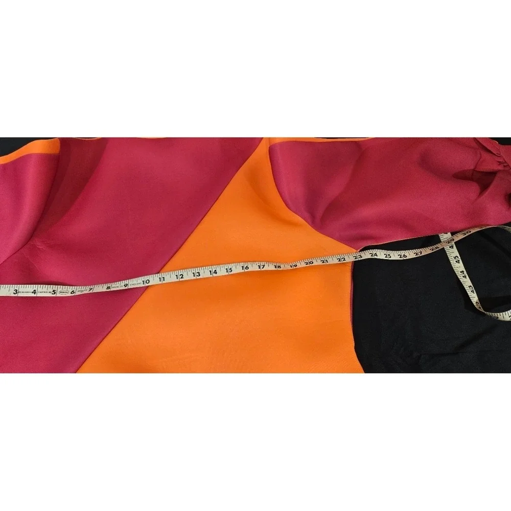 XPlus Costume Shirt Dress Orange and Pink